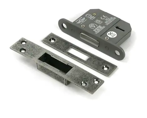 Click Here To Enlarge This Photo Of 51404 From the Anvil Pewter 2.5" 5 Lever British Standard Deadlock