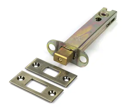 Click Here To Enlarge This Photo Of 51708 From the Anvil Aged Brass 5" Heavy Duty Tubular Deadbolt
