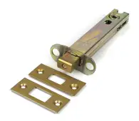 51709 From the Anvil Satin Brass 5" Heavy Duty Tubular Deadbolt