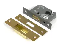 51449 From the Anvil Satin Brass 2.5" Euro Profile Deadlock