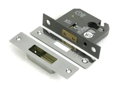 Click Here To Enlarge This Photo Of 51455 From the Anvil Polished Stainless Steel 2.5" Euro Profile Deadlock