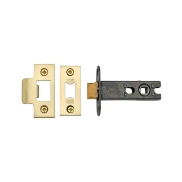 Click Here To Enlarge This Photo Of YKAL3N-SB M.Marcus York Architectural Tubular Latch 3" Satin Brass Finish
