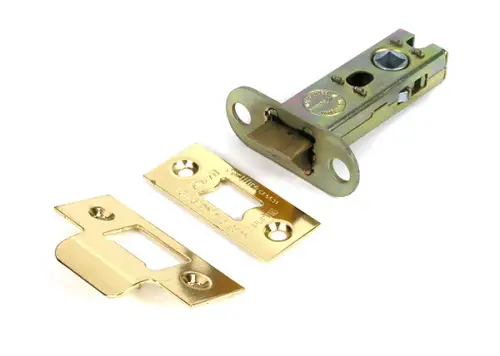 Click Here To Enlarge This Photo Of 51741 From the Anvil Polished Brass 3" Heavy Duty Tubular Mortice Latch