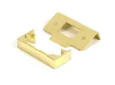 51824 From the Anvil Polished Brass ½" Rebate Kit for Tubular Mortice Latch