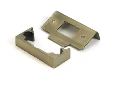 51825 From the Anvil Aged Brass ½" Rebate Kit for Tubular Mortice Latch