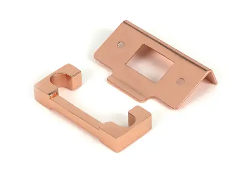 Click Here To Enlarge This Photo Of 51778 From the Anvil Polished Bronze ½" Rebate Kit for Heavy Duty Tubular Mortice Latch