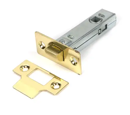 Click Here To Enlarge This Photo Of 51733 From the Anvil Polished Brass 3" Tubular Mortice Latch