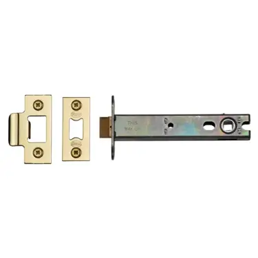 Click Here To Enlarge This Photo Of YKAL5N-PB M.Marcus York Architectural Tubular Latch 5" Polished Brass Finish