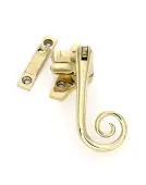 52004 From the Anvil Polished Brass Night-Vent Locking Monkeytail Fastener (Steel Window)