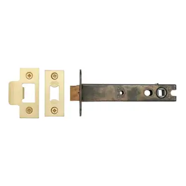 Click Here To Enlarge This Photo Of YKAL5N-SB M.Marcus York Architectural Tubular Latch 5" Satin Brass Finish