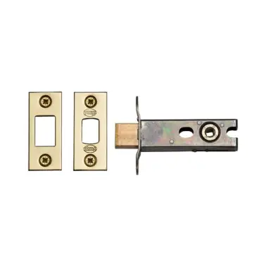 Click Here To Enlarge This Photo Of YKBDB3N-PB M.Marcus York Architectural Tubular Bathroom Deadbolt 3" Polished Brass Finish