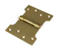 51819 From the Anvil Satin Brass 4" x 3" x 5" Parliament Hinge (pair) ss