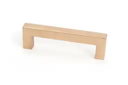51864 From the Anvil Polished Bronze Albers Cabinet Pull Handle - Small (96mm Fixing Centres)