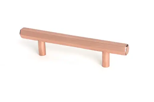 Click Here To Enlarge This Photo Of 51878 From the Anvil Polished Bronze Kahlo Cabinet Pull Handle - Small (96mm Fixing Centres)