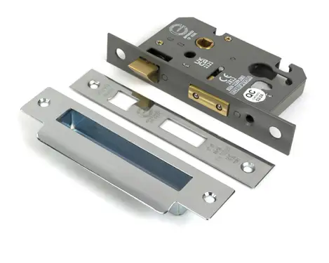 Click Here To Enlarge This Photo Of 51383 From the Anvil Polished Stainless Steel 2.5" Euro Profile Sashlock