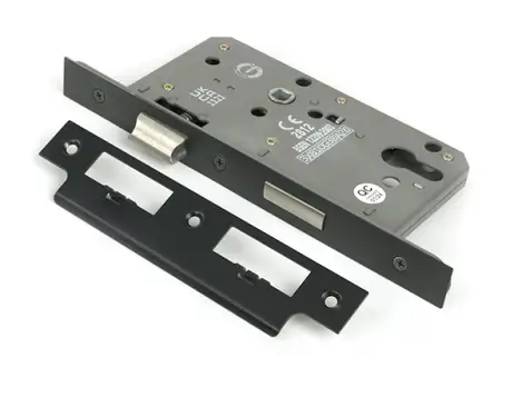Click Here To Enlarge This Photo Of 51806 From the Anvil Aged Bronze Euro Din Sashlock - 60mm Backset/72mm Centres