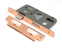 51807 From the Anvil Polished Bronze Euro Din Sashlock - 60mm Backset/72mm Centres