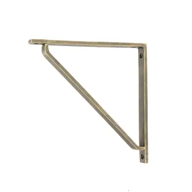 Click Here To Enlarge This Photo Of 51118 From the Anvil Burnished Brass Barton Shelf Bracket (200mm x 200mm)