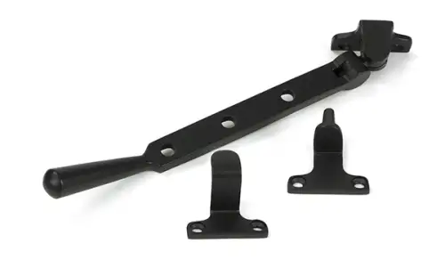 Click Here To Enlarge This Photo Of 52023 From the Anvil Aged Bronze 8" Newbury Casement Stay (Steel Window)