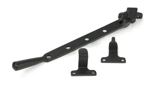 Click Here To Enlarge This Photo Of 52027 From the Anvil Aged Bronze 10" Newbury Casement Stay (Steel Window)