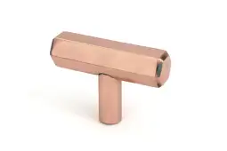 51877 From the Anvil Polished Bronze Kahlo T-Bar Knob - 50mm