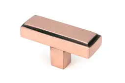51891 From the Anvil Polished Bronze Scully T-Bar Knob - 50mm