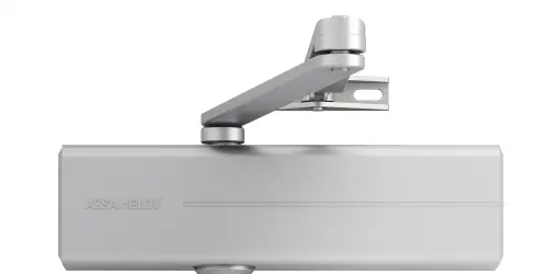 Click Here To Enlarge This Photo Of DC200A ASSA ABLOY Overhead Door Closer Variable Size 2-4 with Backcheck Silver