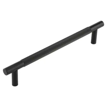 Click Here To Enlarge This Photo Of JV1803MB Frelan Hardware Jedo 'Venice' Linear 300mm x 19mm Pull Handle - Matt Black (Bolt Through Fixing)
