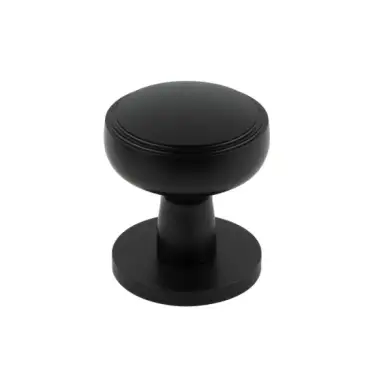 Click Here To Enlarge This Photo Of JV801MB Frelan Hardware Jedo 'Classic' Matt Black Mortice Knob