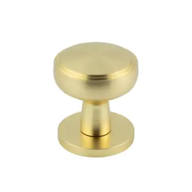Click Here To Enlarge This Photo Of JV801SB Frelan Hardware Jedo 'Classic' Satin Brass Mortice Knob