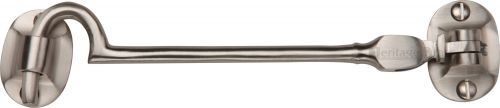 Click Here To Enlarge This Photo Of C1530 6-SN Heritage Brass Cabin Hook 6" Satin Nickel Finish