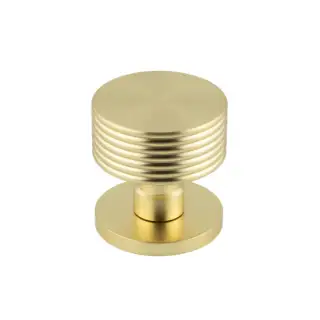 JV802SB Frelan Hardware Jedo 'Ribbon' Satin Brass Mortice Knob