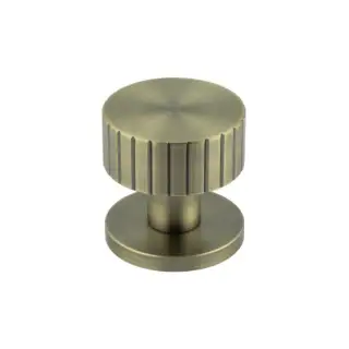 JV803AB Frelan Hardware Jedo 'Cog' Antique Brass Mortice Knob