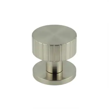 Click Here To Enlarge This Photo Of JV803SN Frelan Hardware Jedo 'Cog' Satin Nickel Mortice Knob