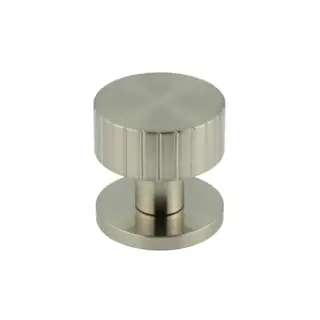 JV803SN Frelan Hardware Jedo 'Cog' Satin Nickel Mortice Knob