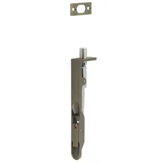 JSS50RAB Frelan Hardware Antique Brass (SS) Lever Action Flush Bolt 150mm x 20mm Radius Forend