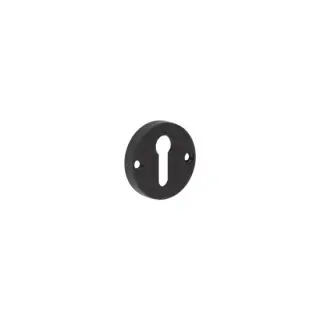 JV866MB Frelan Hardware Jedo Contemporary Matt Black Escutcheons for Mortice Knobs