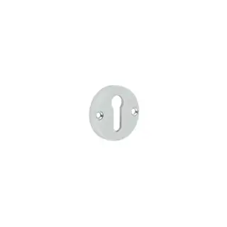 JV866PC Frelan Hardware Jedo Contemporary Polished Chrome Escutcheons for Mortice Knobs