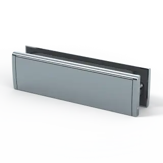 RLP.SNPSNP - Rutland FRONTIER Collection TS008 Security Letterplate Set - Satin Nickel Plated