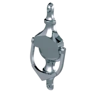 RH.DK.PNP - Rutland FRONTIER Collection Door Knocker Urn Style - Polished Nickel Plated
