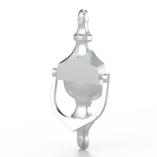 RH.DK.SNP - Rutland FRONTIER Collection Door Knocler Urn Style - Satin Nickel Plated