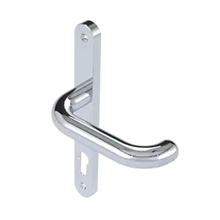 RH.RLB.PSS - Rutland FRONTIER Collection 92mm Multipoint Lock Handle (SS304) Polished Stainless Steel