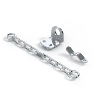 RH.SC.PNP - Rutland FRONTIER Collection TS003 Security Door Chain - Polished Nickel Plated
