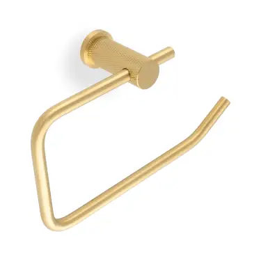 Click Here To Enlarge This Photo Of AW450SBPVD - Alexander & Wilks Brunel Diamond Knurled Toilet Roll Holder - Satin Brass PVD