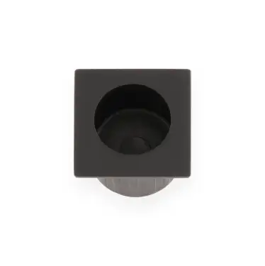 Click Here To Enlarge This Photo Of AW993DBZPVD - Alexander & Wilks Sliding Door Finger Edge Pull (Square)  - Dark Bronze PVD