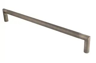SWP1169/450AB - Carlisle Brass Eurospec 450mm x 19mm Mitred Knurled Pull Handle (G304) Antique Brass