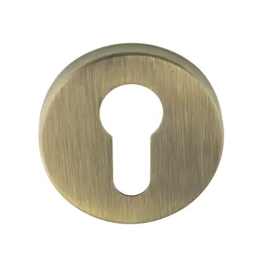 Click Here To Enlarge This Photo Of CSE1005AB - Carlisle Brass Eurospec Euro Profile Escutcheon Antique Brass