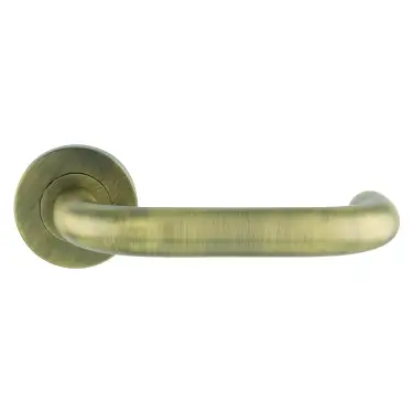 Click Here To Enlarge This Photo Of CSL1190AB - Carlisle Brass Eurospec 19mm Safety Lever on Round Rose (G304) Antique Brass