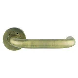 CSL1190AB - Carlisle Brass Eurospec 19mm Safety Lever on Round Rose (G304) Antique Brass