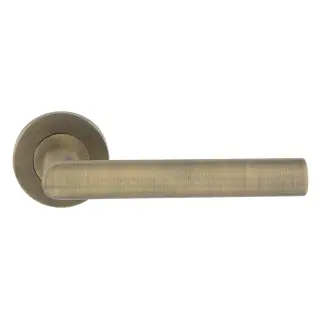 CSL1192AB - Carlisle Brass Eurospec 19mm Mitred Lever on Round Rose (G304) Antique Brass